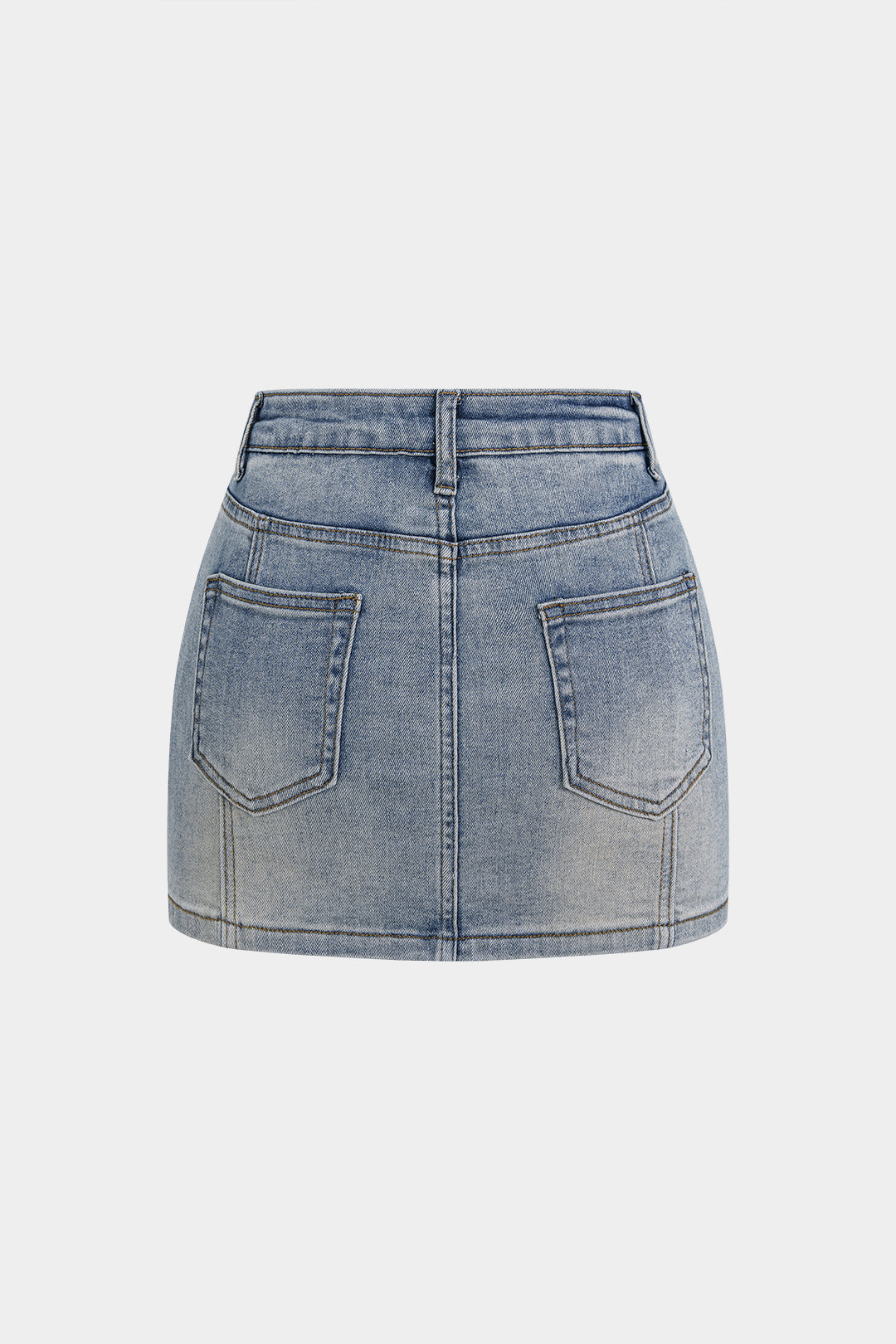 Jeansrock mit Knöpfen