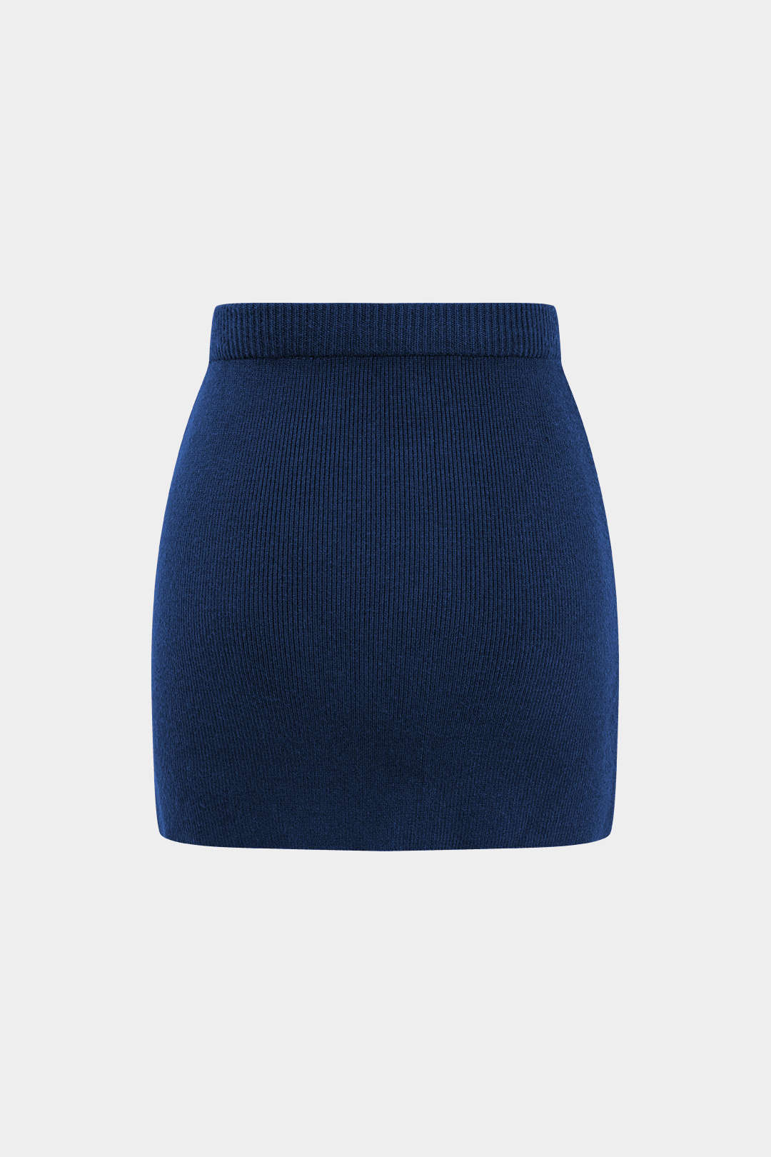 Knit Solid Mini Skirt