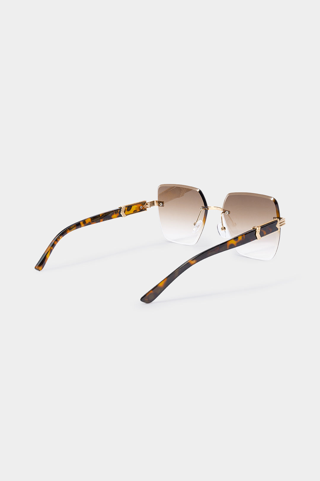 Randlose quadratische Sonnenbrille