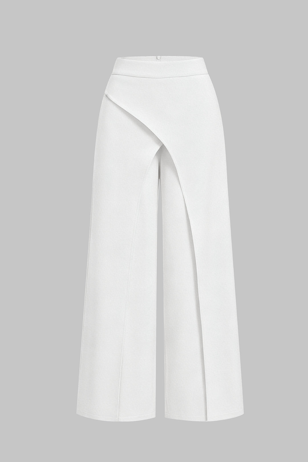 Asymmetrische High-Waist Wide-Leg Hose