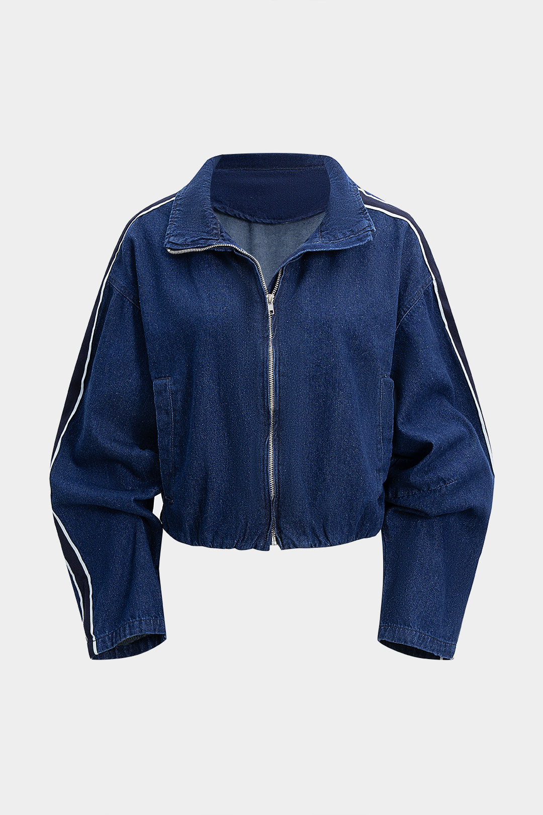Denim-Reißverschluss-Außenbekleidung