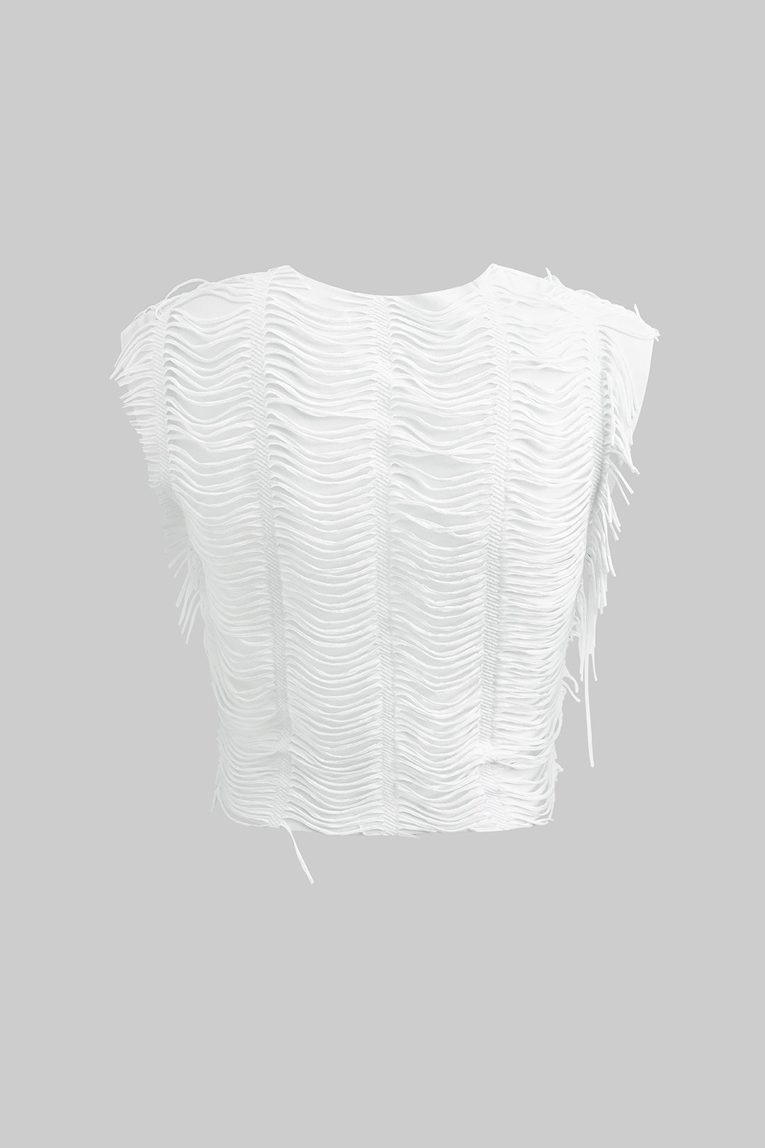 Ver distressed V-Ausschnitt Top mit kurzen Ärmeln und Maxirock mit Schlitz-Set