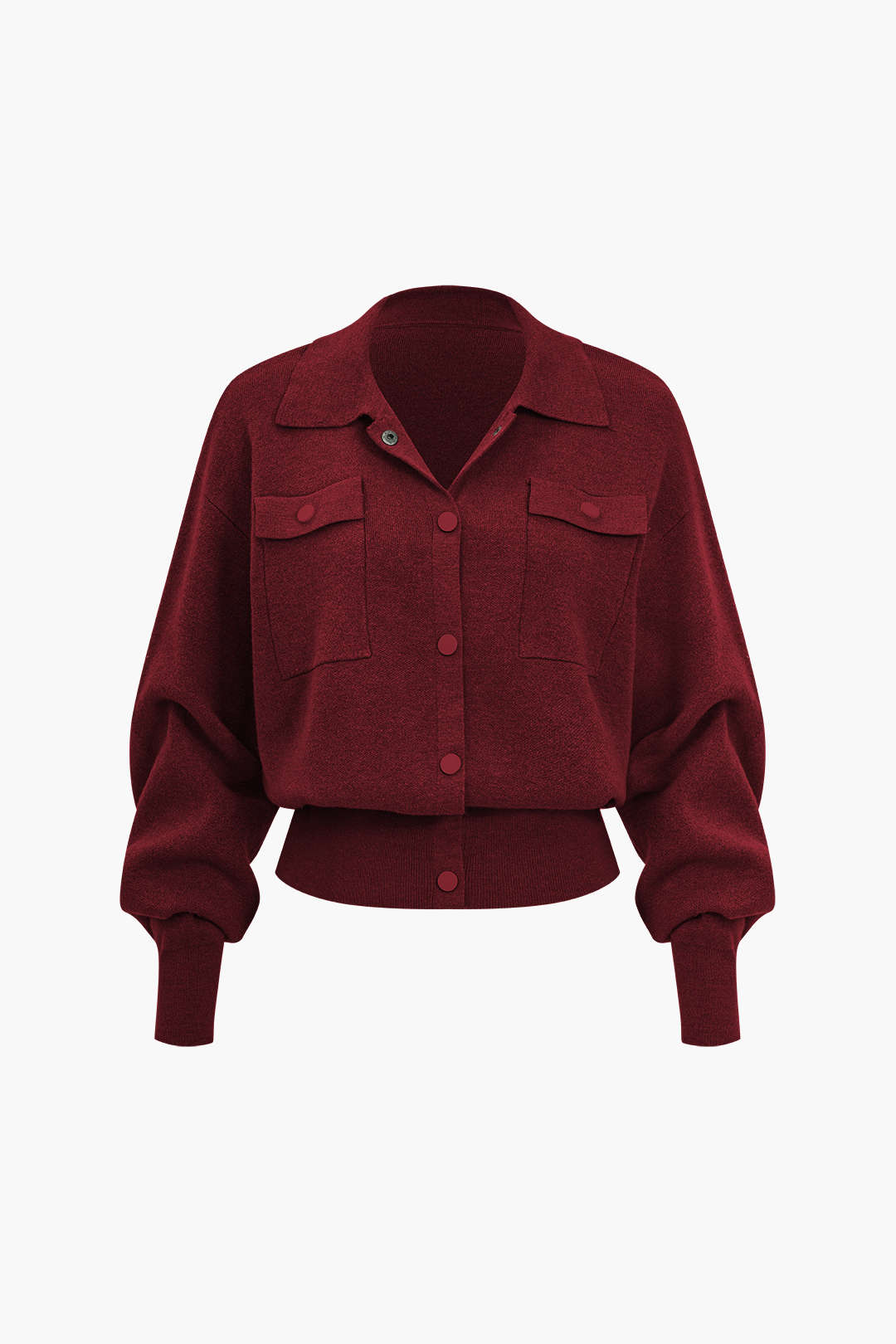 Cardigan en maille unie avec poches