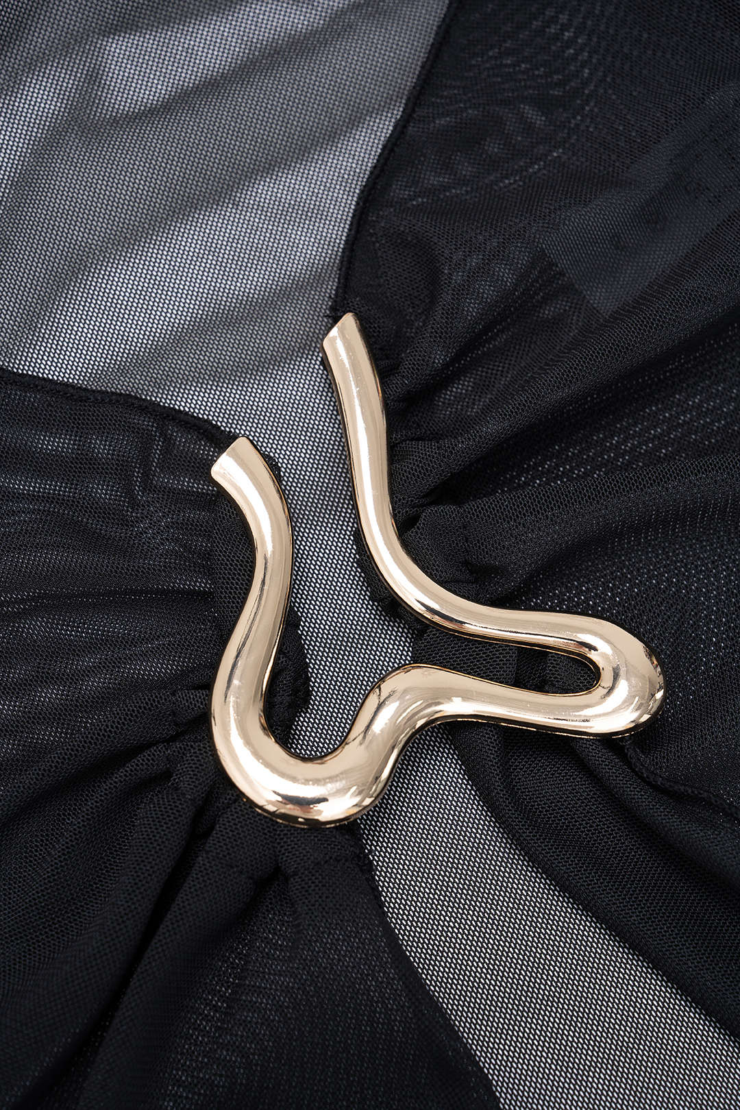 Metallic Asymmetrical Bikini Set