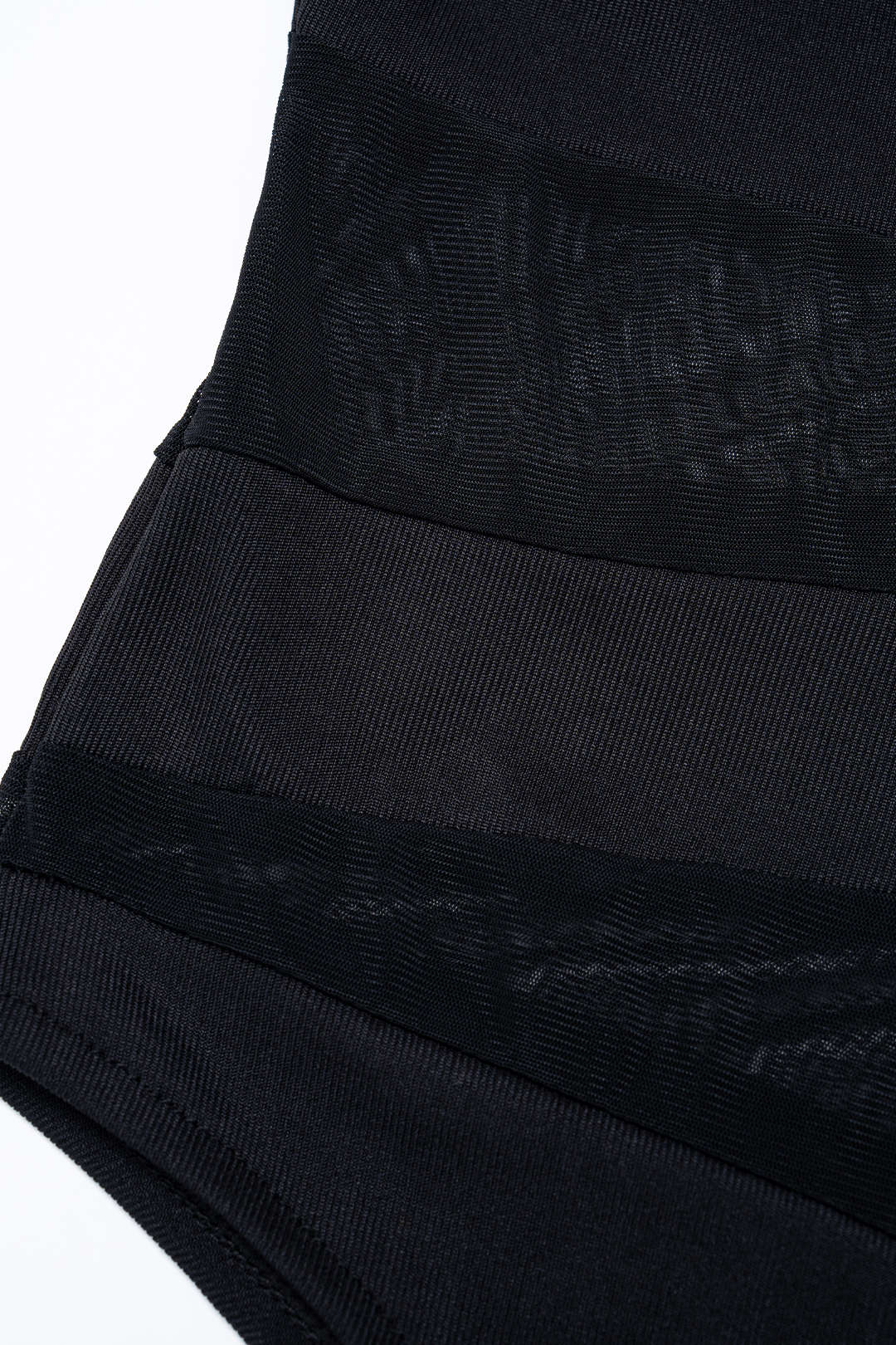 Sheer Mesh Cut Out Long Sleeve Bodysuit
