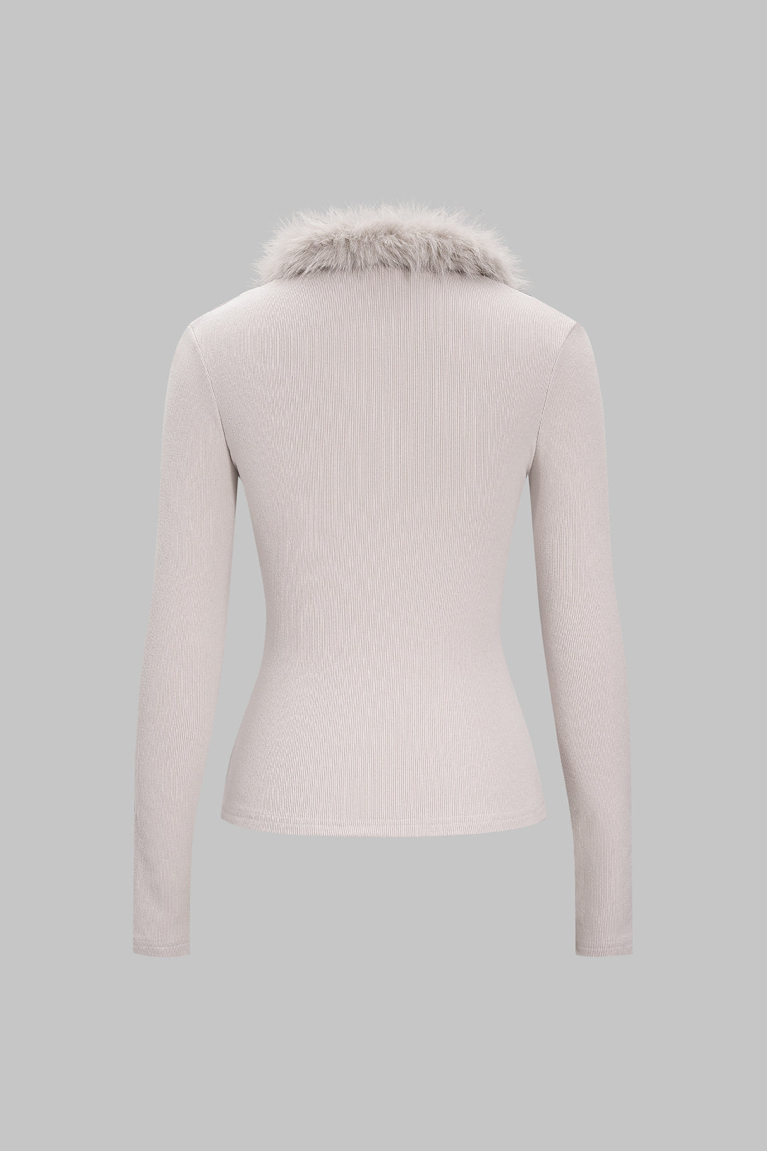 Faux-Fur-Patchwork-Langarmtop