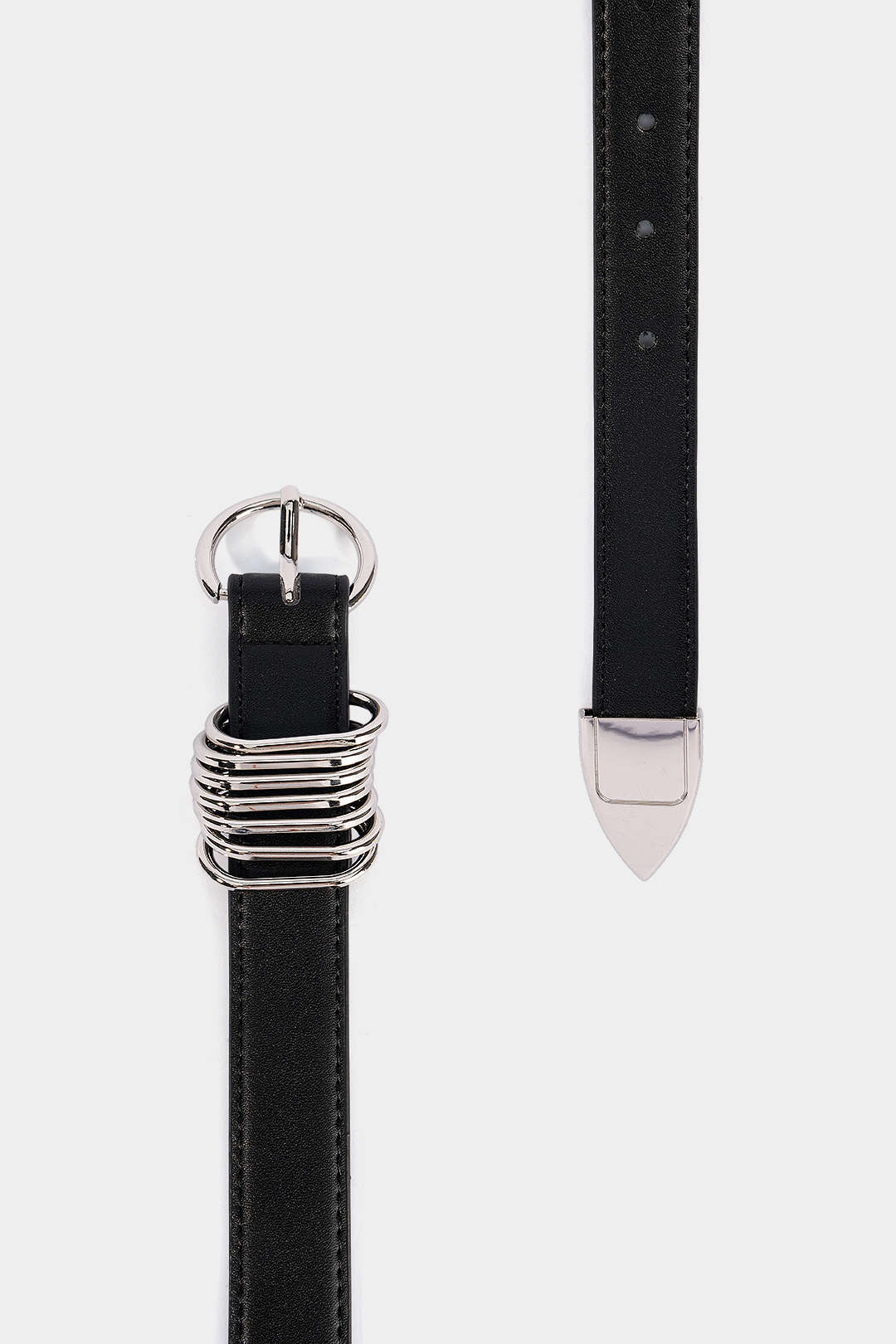Ceinture à boucle en cuir