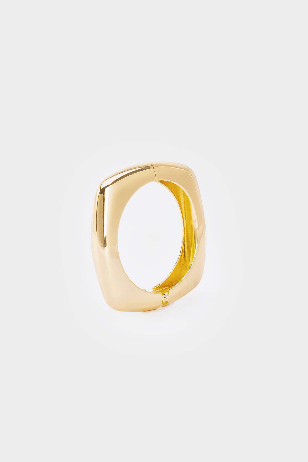 Geometrisches offenes Armband aus Legierung
