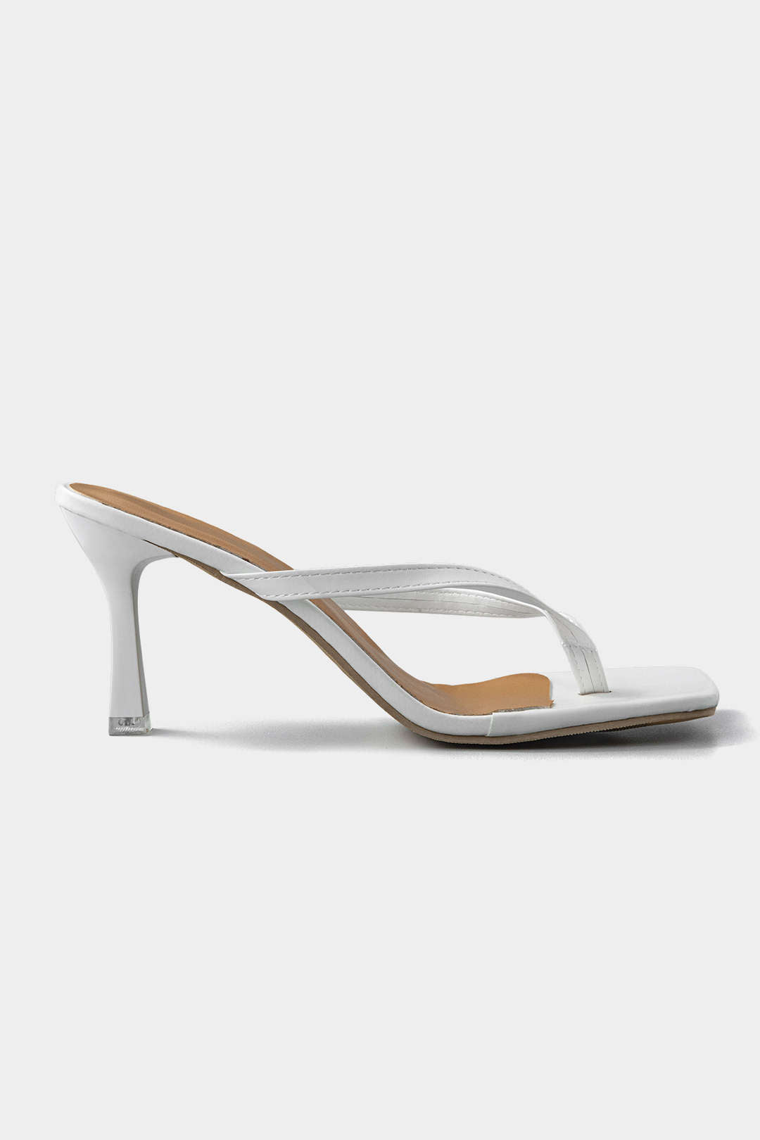 Nu-pieds à talon mi-haut basiques