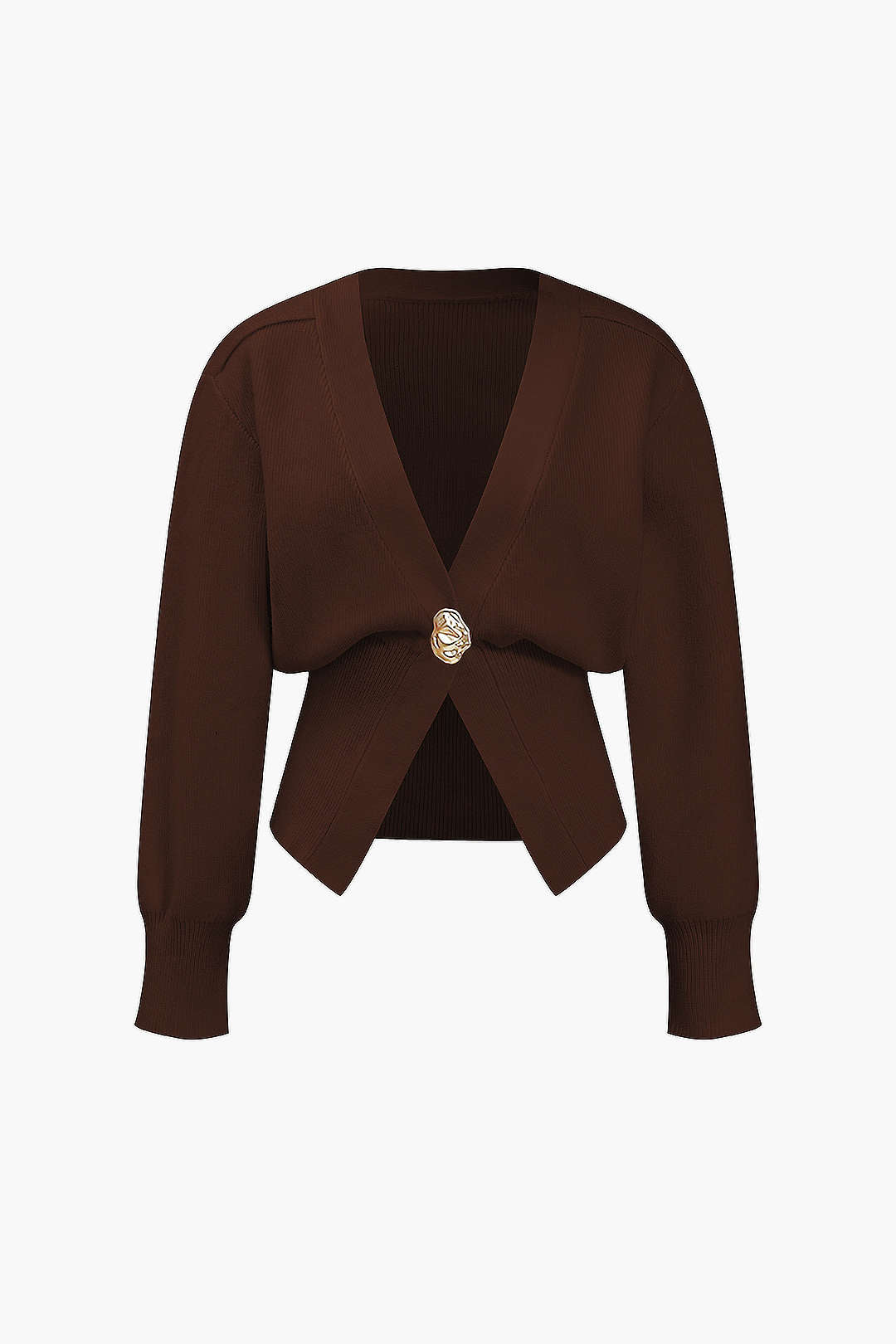 V-Neck Sweater Cardigan