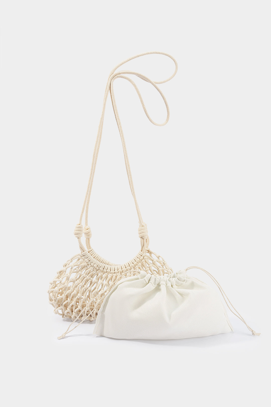Woven Hollow Cross-Body Bag
