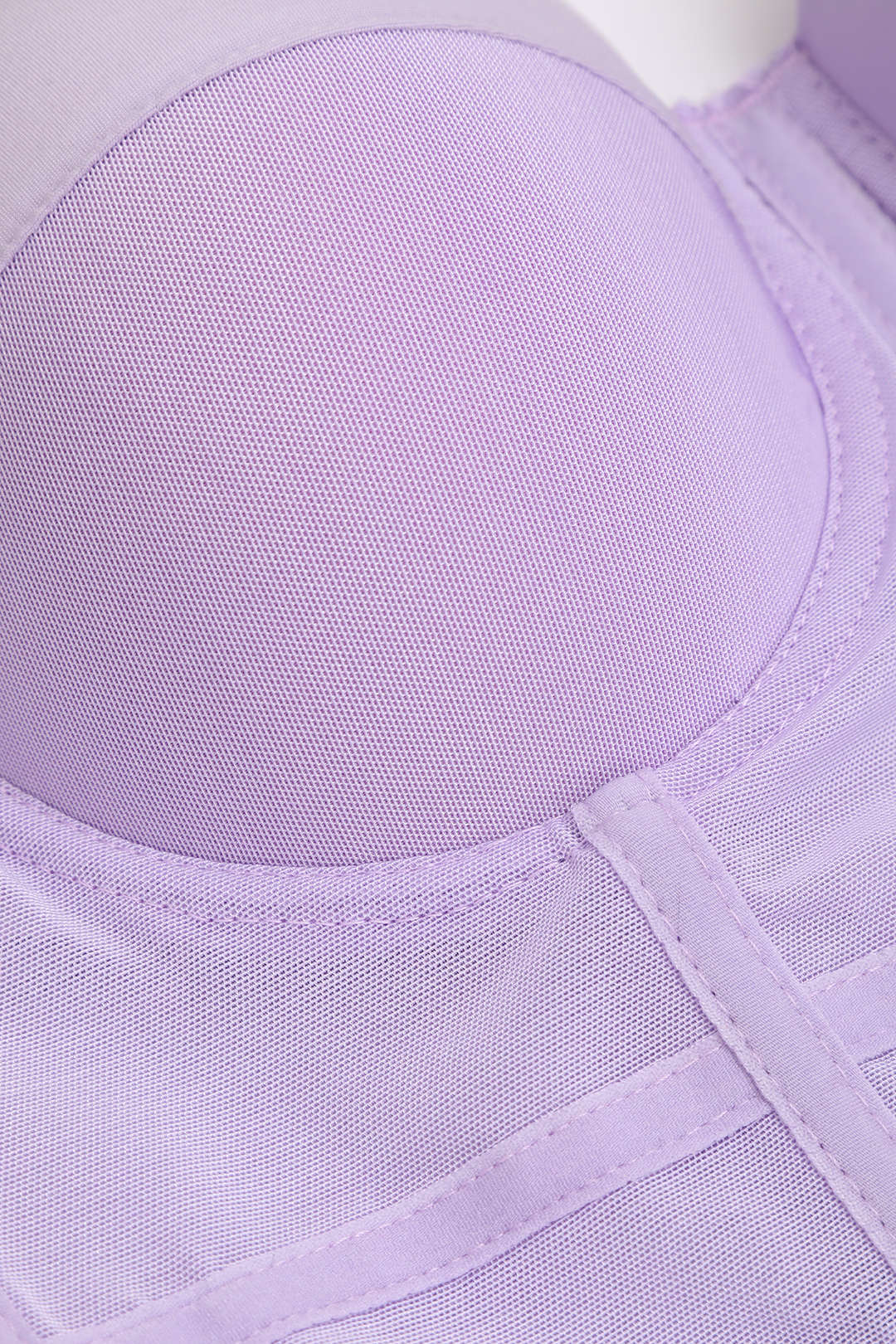 Haut bustier en maille à armatures