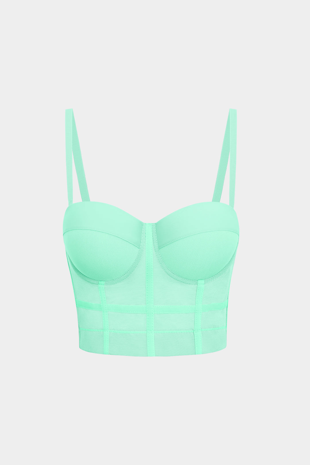 Haut bustier en maille à armatures