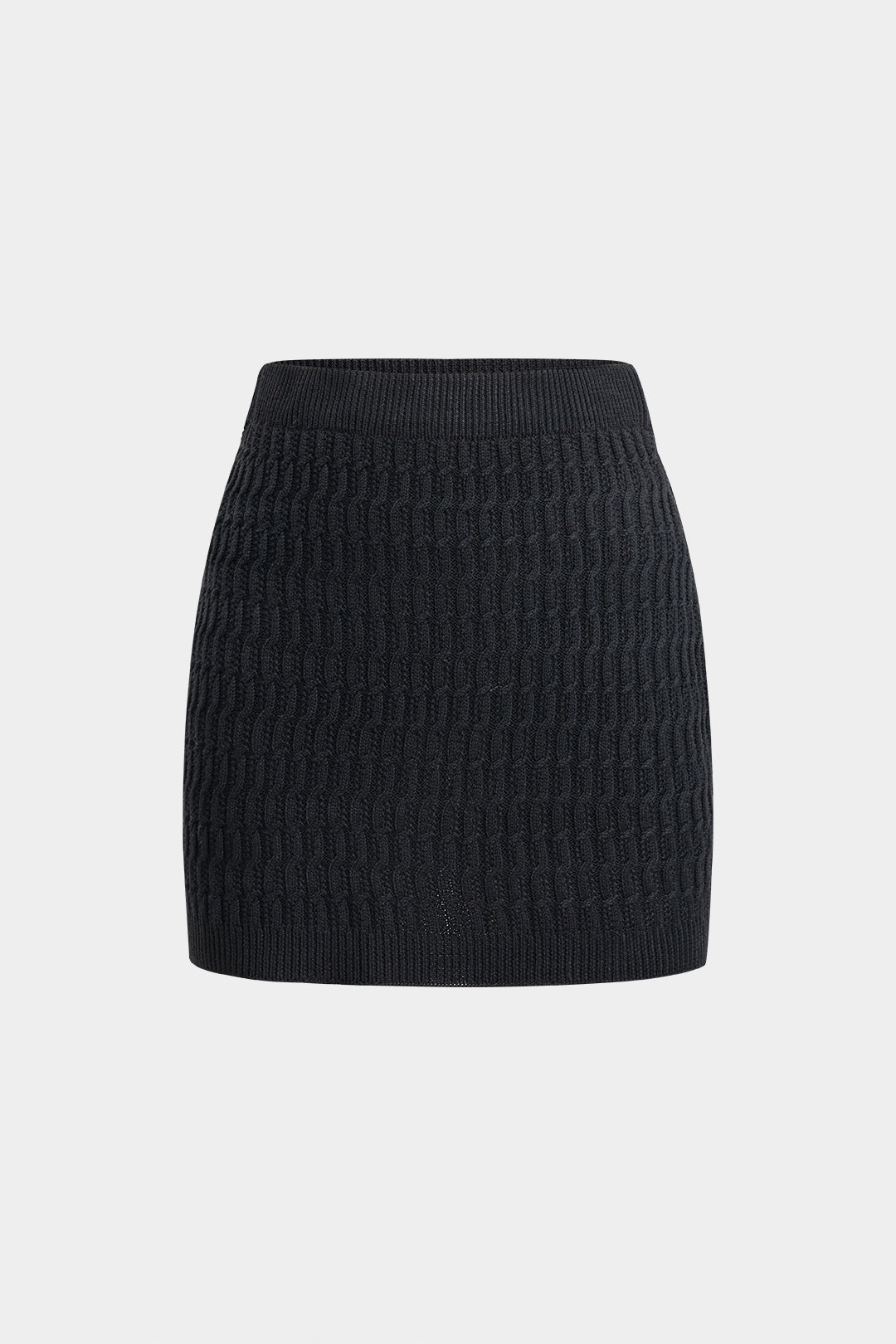 Knit Bodycon Mini Skirt