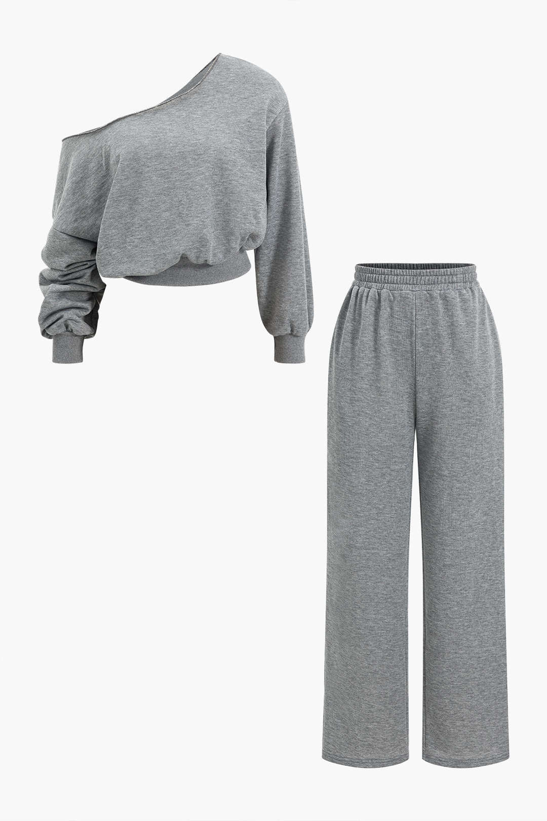 Ensemble haut asymétrique et pantalon