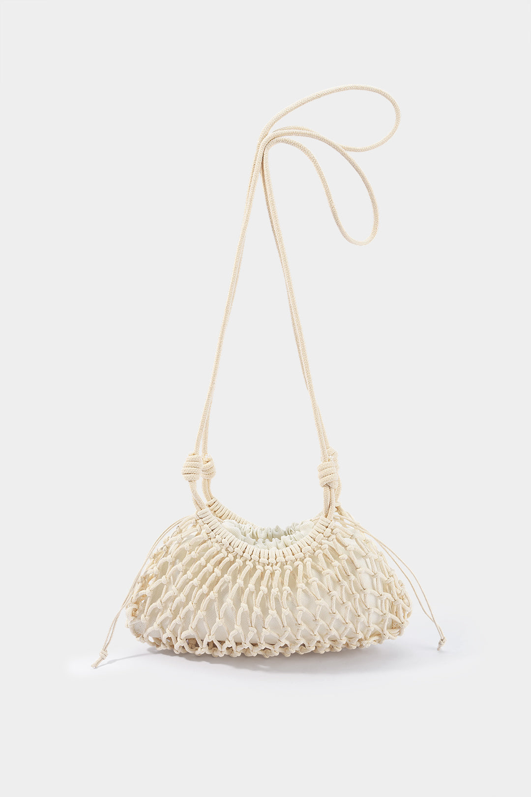 Woven Hollow Cross-Body Bag