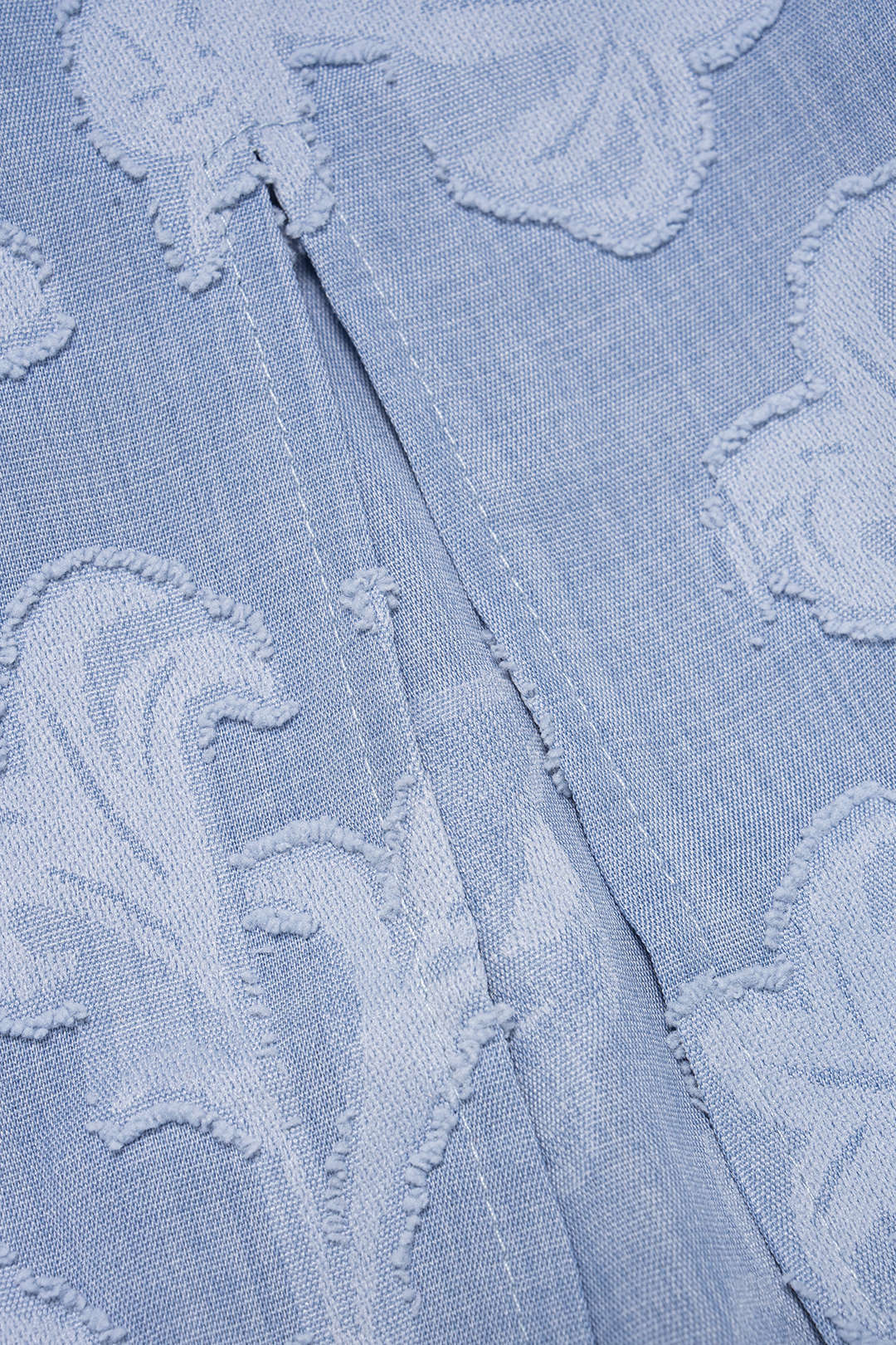 Jacquard V-Neck Vest And High Waist Ruched Skirt Set