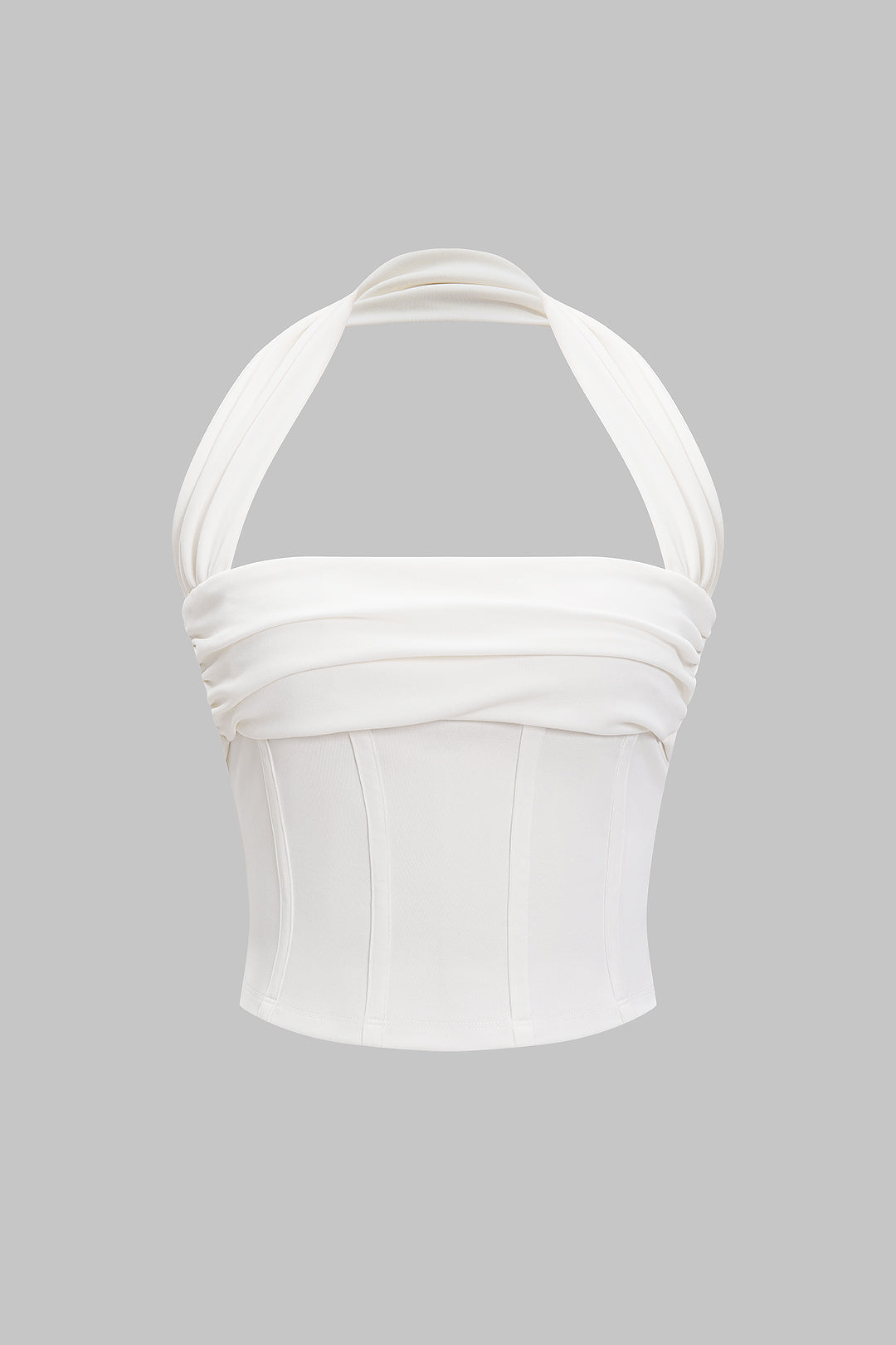 Halter Neck Ruched Top