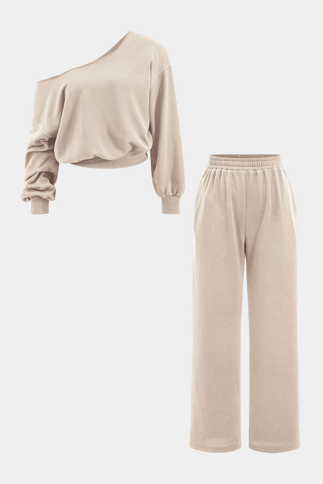 Ensemble haut asymétrique et pantalon