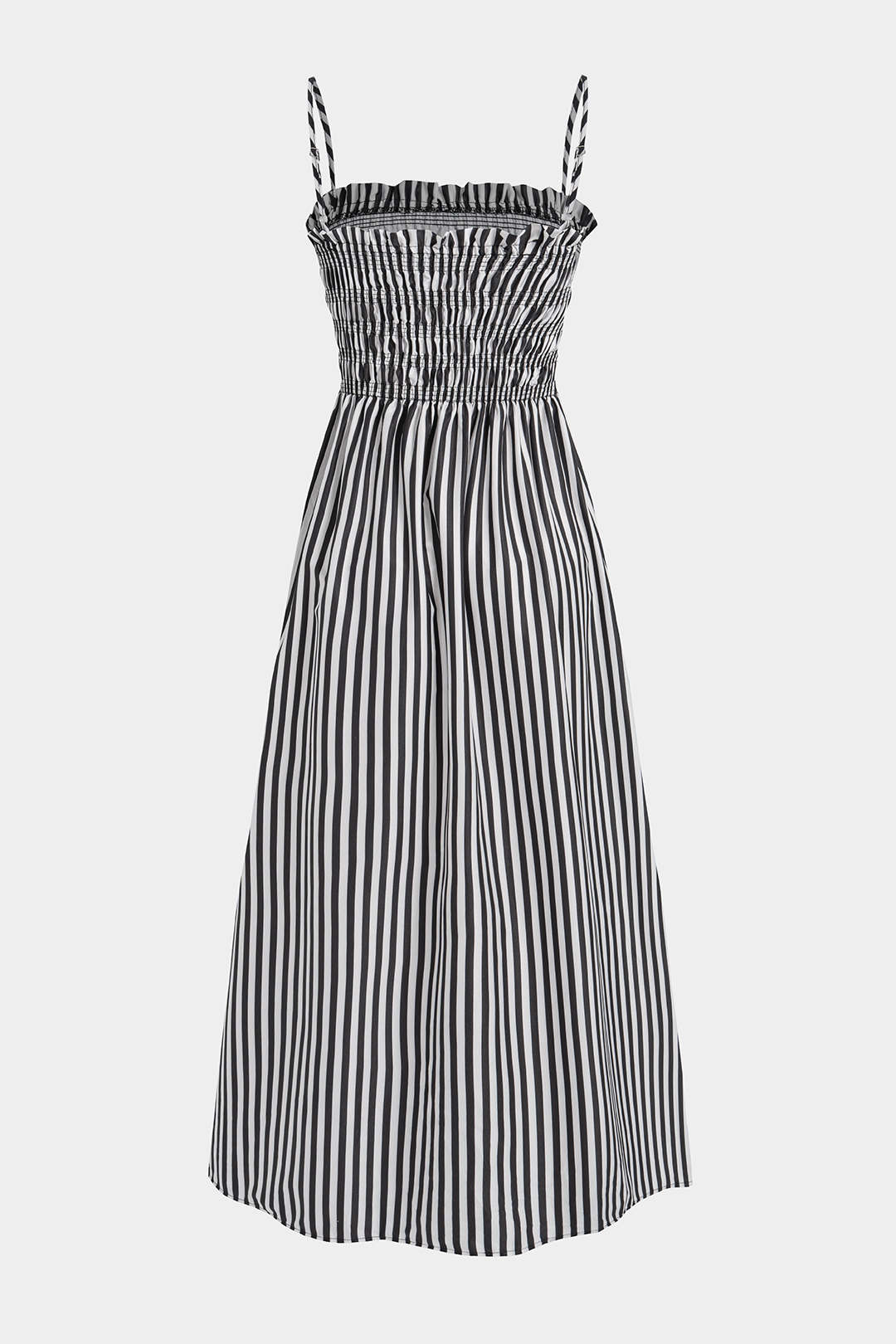 Stripes Print Slip Maxi Dress