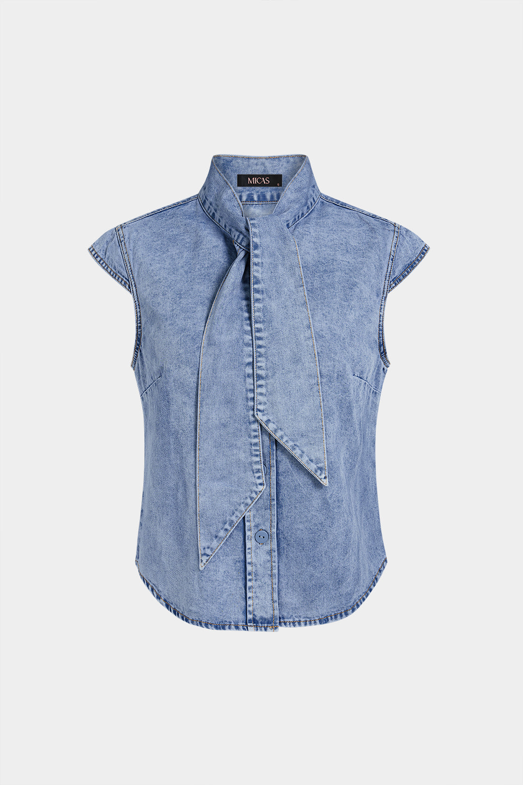 Jeans-Knotenweste