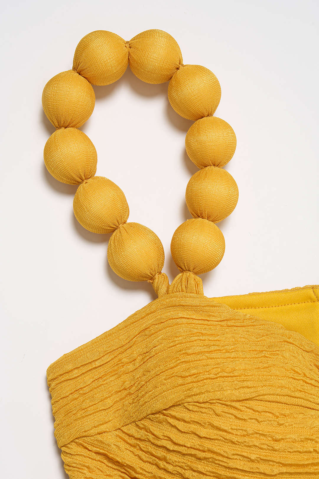 Strukturiertes Camisole-Top mit Reißverschluss