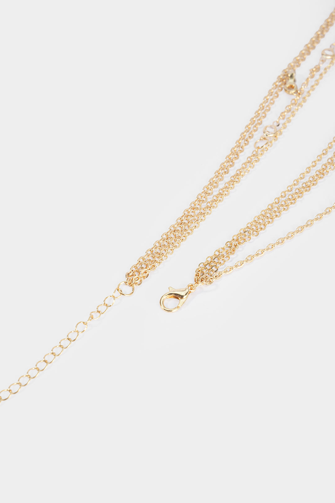 Collier à strass multi-rangs