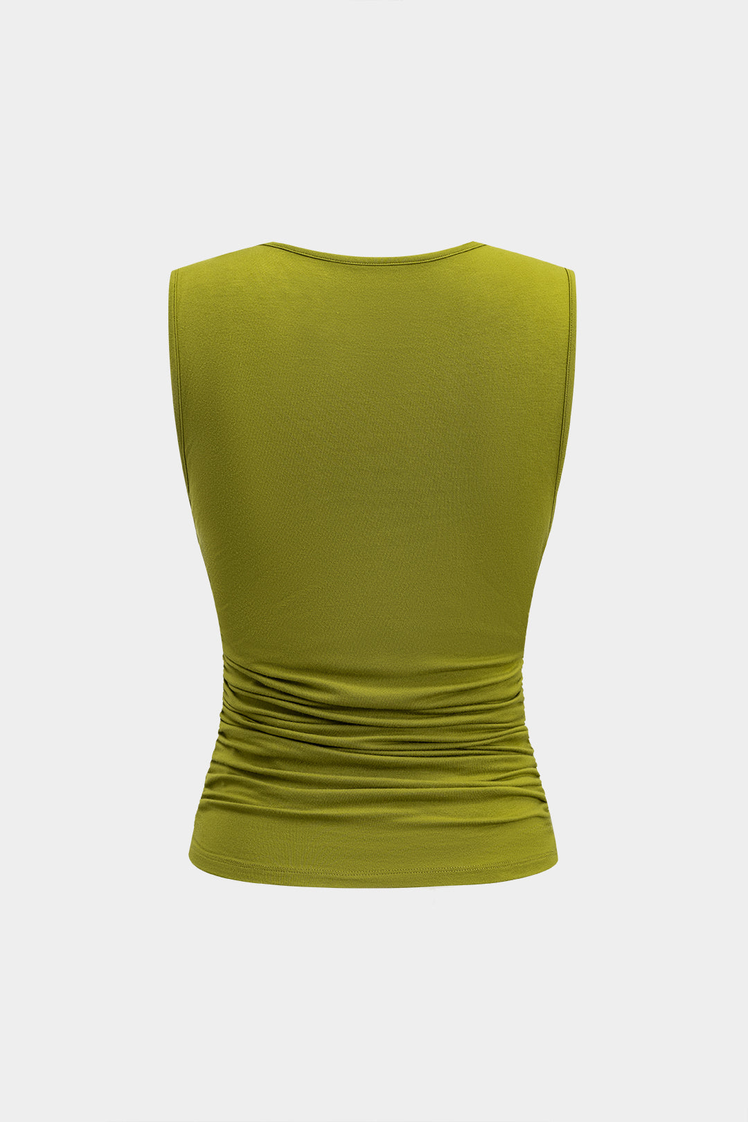 Tanktop und geraffter Rock mit gedrehtem Knoten Set