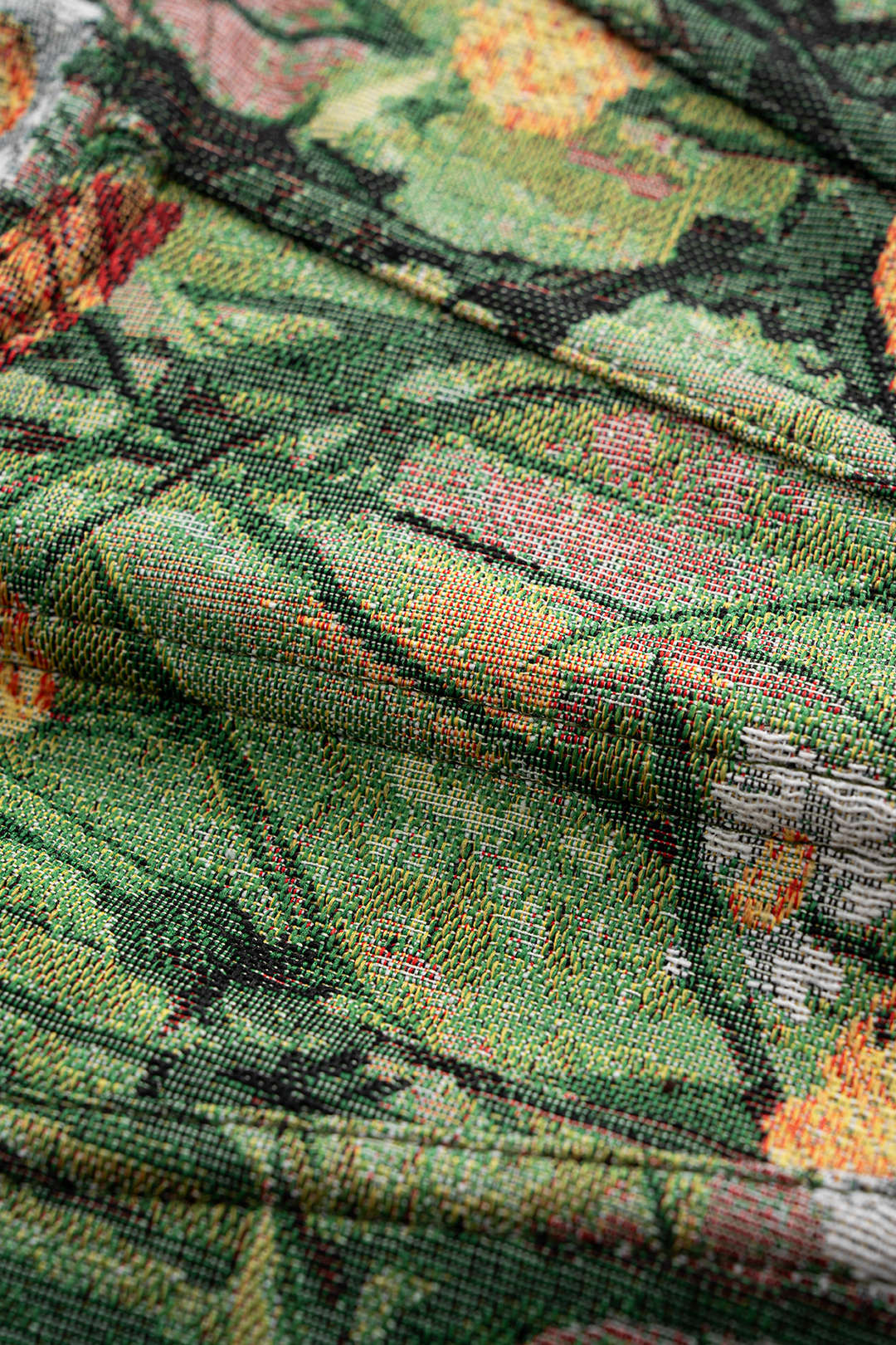 Blumen-Jacquard-Trägertop zum Binden