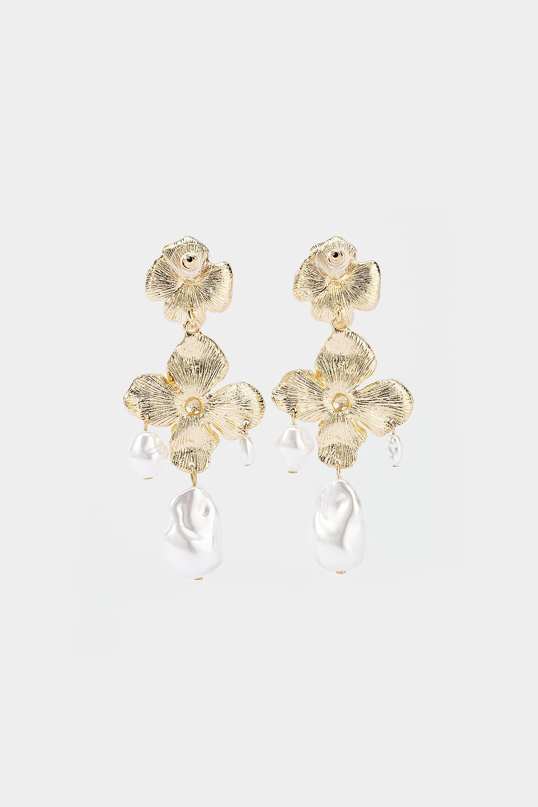 Flower Pearl Earrings