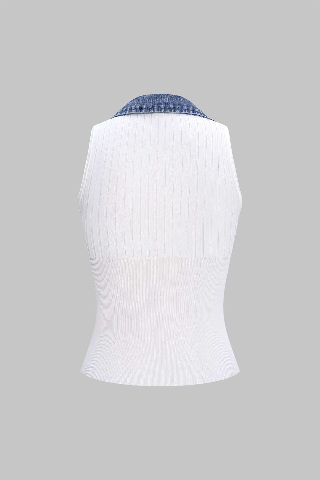 Patchwork V-Ausschnitt Tanktop