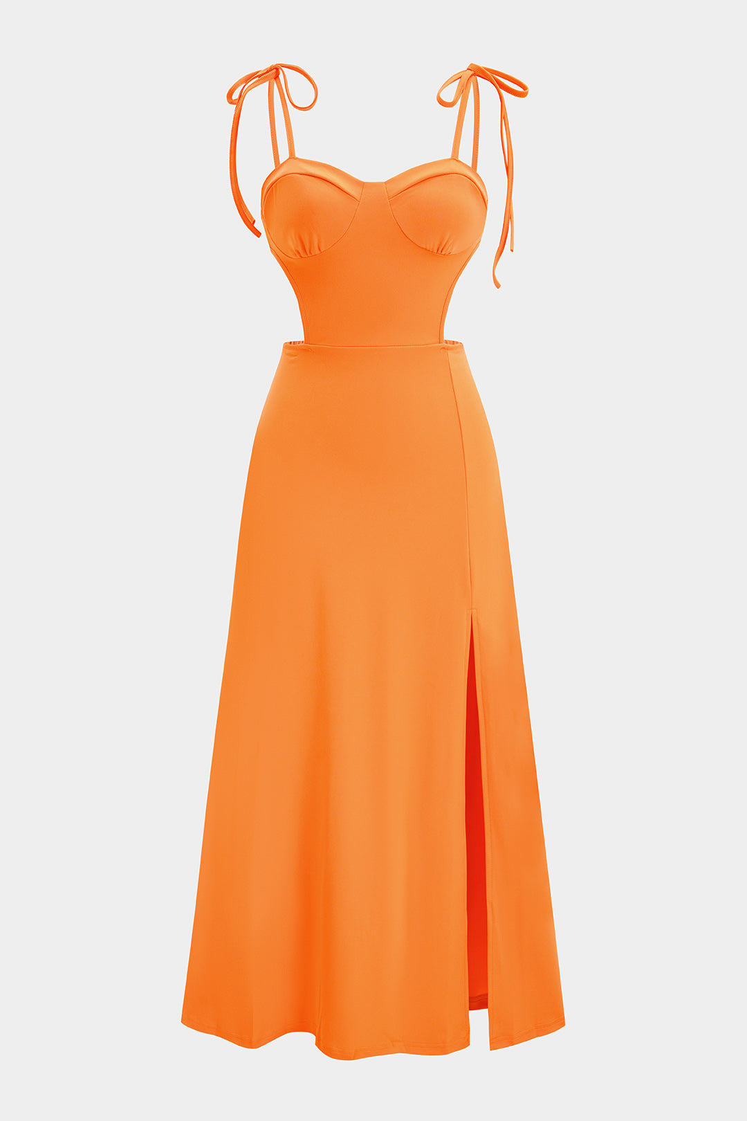 Maxikleid zum Binden, rückenfrei und ärmellos