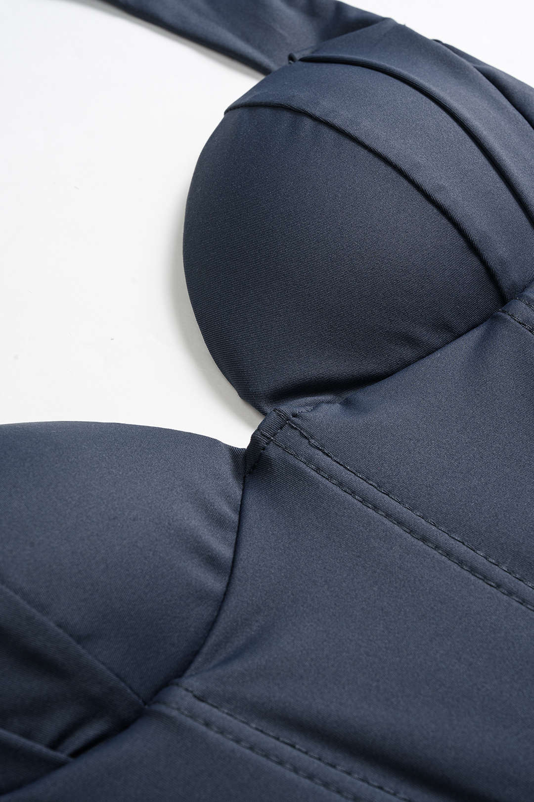 Halter V-Neck Corset Cami Top