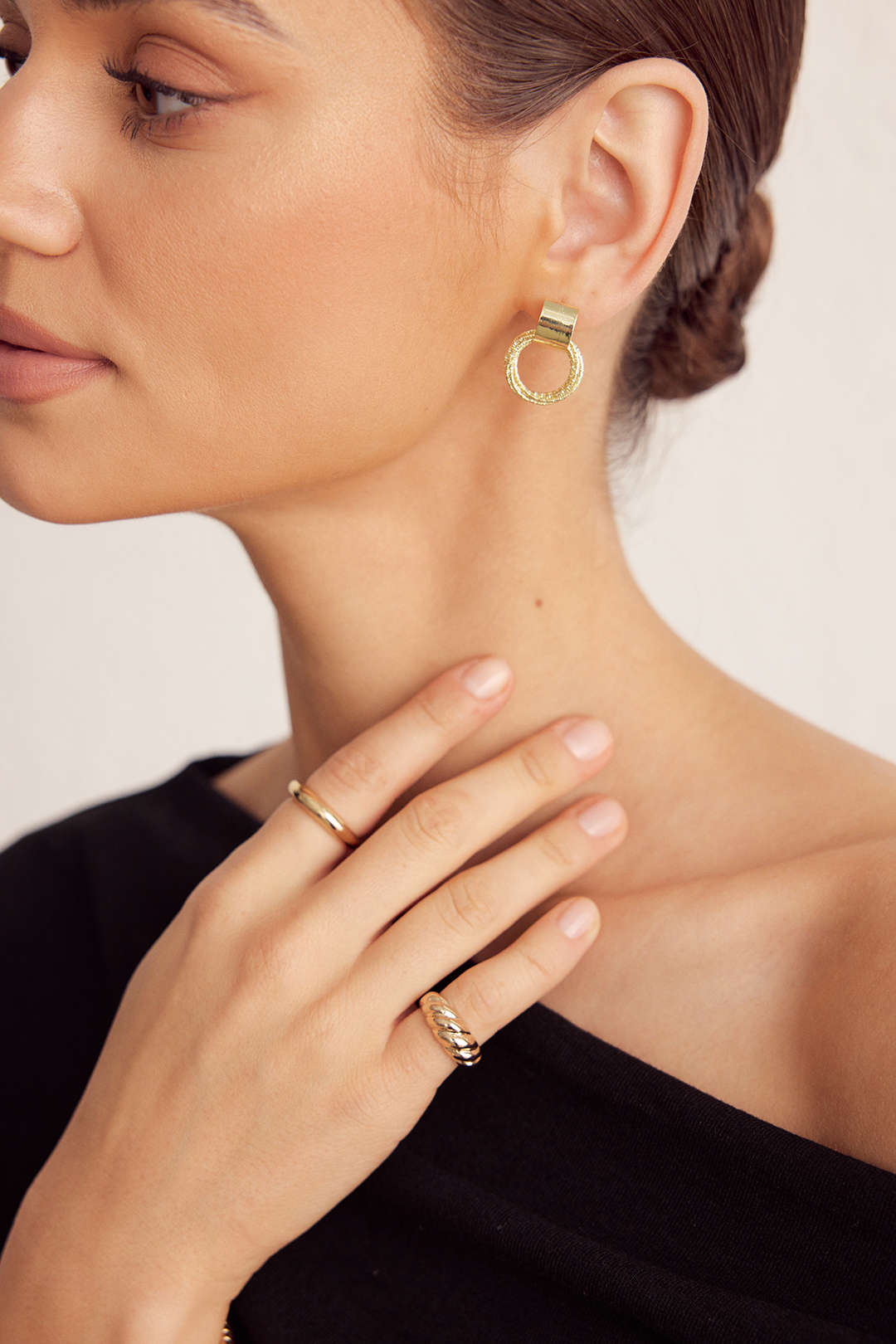 Layer Hoop Earrings