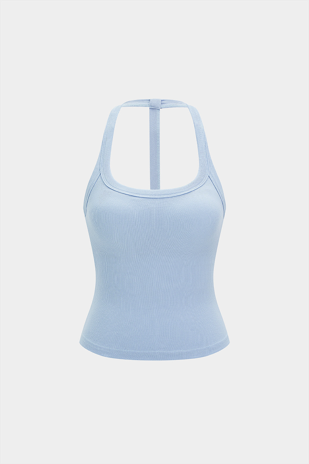 Rundhals-Tanktop mit Rückenausschnitt