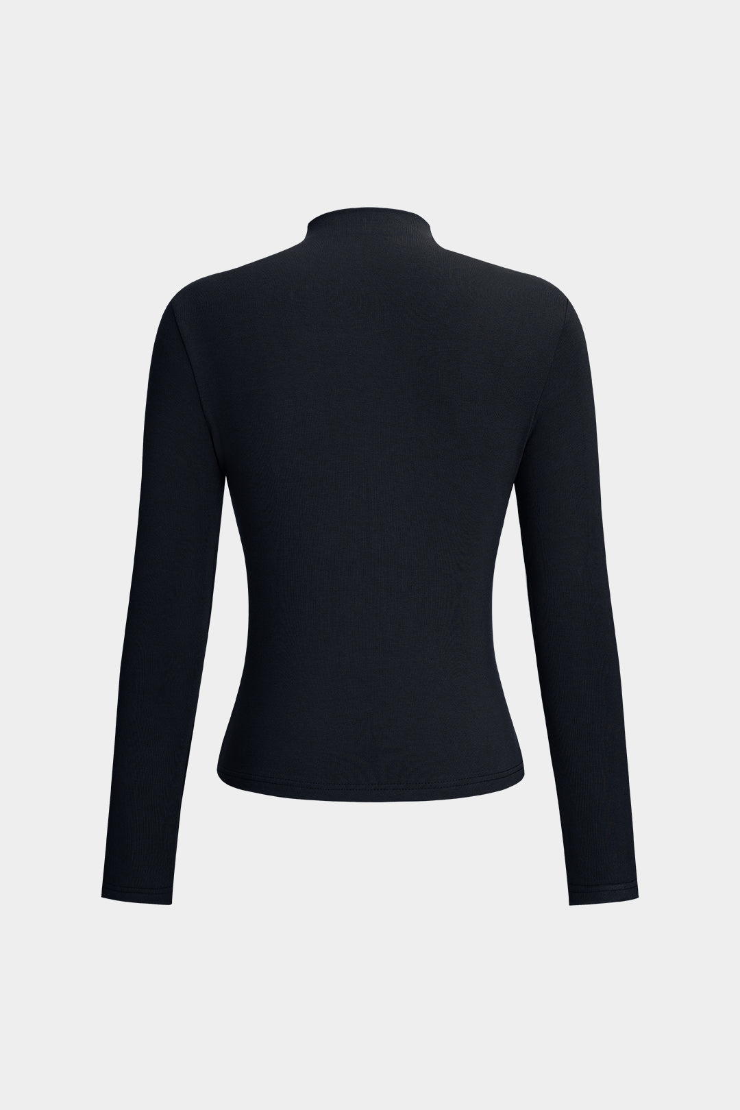 Mock Neck Long-Sleeve Top