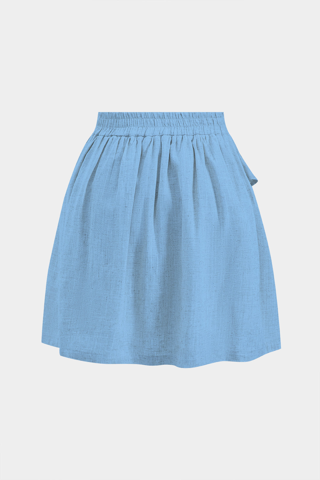 Linen Ruffle Skirt